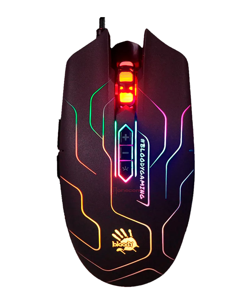 Мышь игровая проводная Bloody Q80 Maze Gaming / Black
