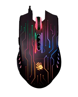Мышь игровая проводная Bloody Q81 Circuit Gaming / Black