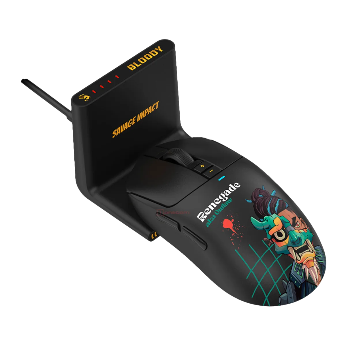 Мышь игровая беспроводная Bloody R72 Ultra Duo Renegade Midnight Gaming / Black