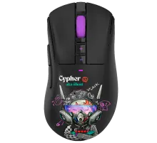 Мышь игровая беспроводная Bloody R73 Pro Cypher Ghost Gaming / Black