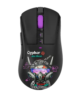 Мышь игровая беспроводная Bloody R73 Pro Cypher Ghost Gaming / Black