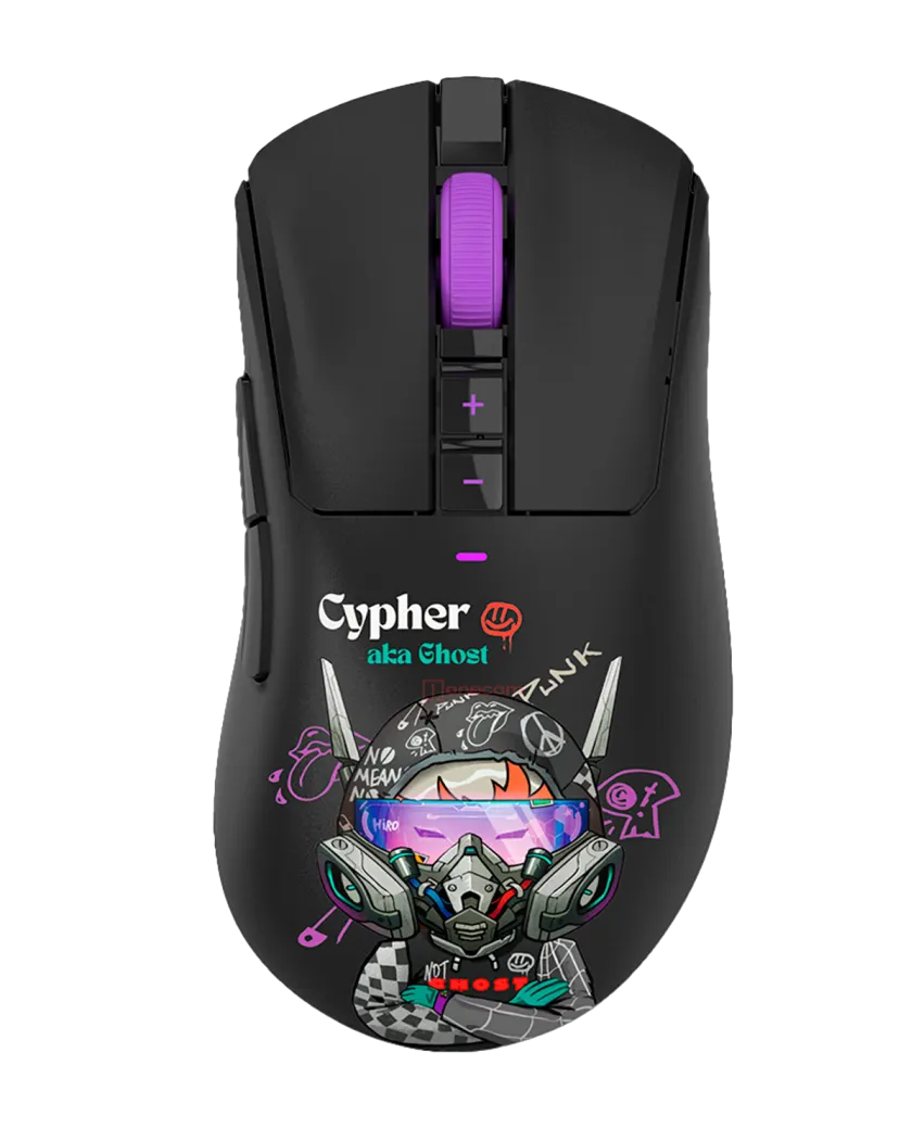 Мышь игровая беспроводная Bloody R73 Pro Cypher Ghost Gaming / Black