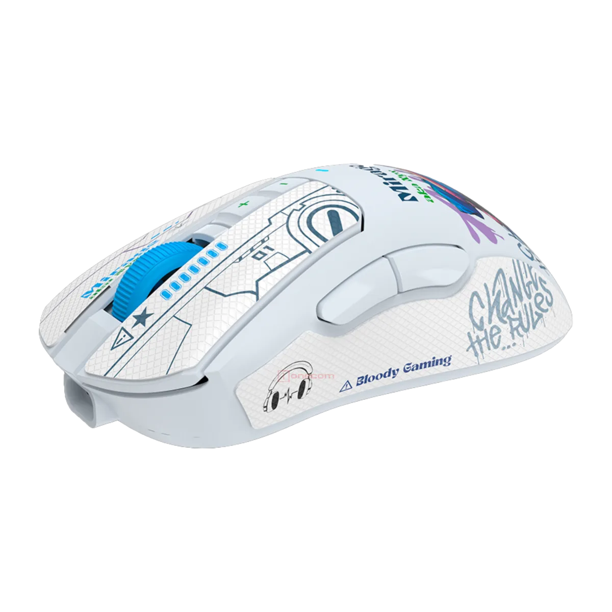 Мышь игровая беспроводная Bloody R73 Pro Nyx Mirage Gaming / White