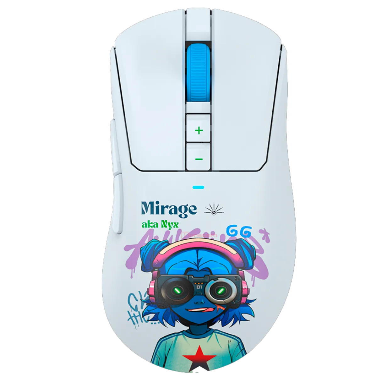 Мышь игровая беспроводная Bloody R73 Pro Nyx Mirage Gaming / White