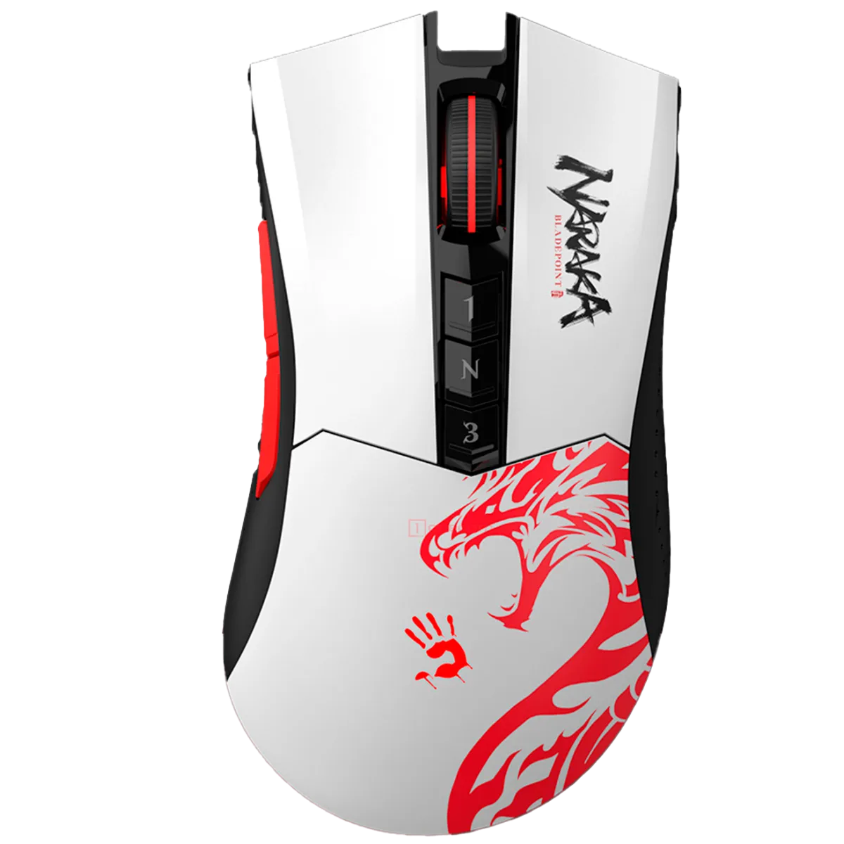 Мышь игровая беспроводная Bloody R90 Naraka Gaming / White
