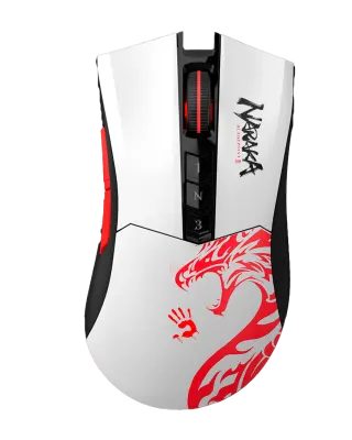 Мышь игровая беспроводная Bloody R90 Naraka Gaming / White