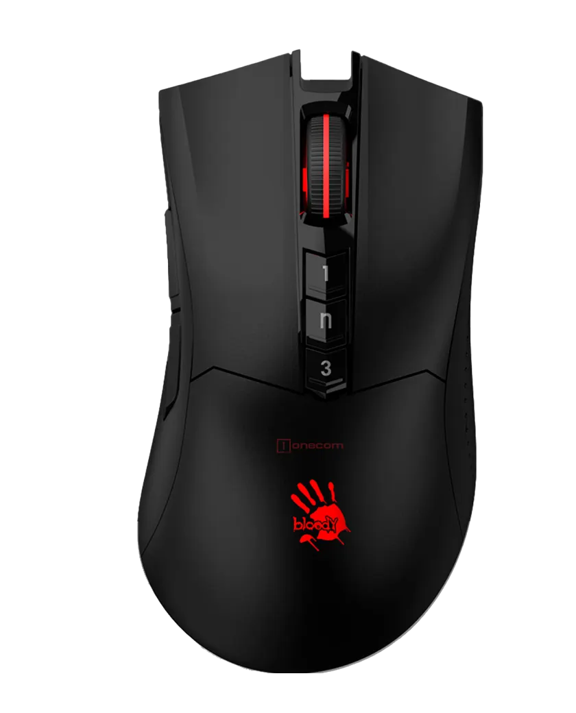 Мышь игровая беспроводная Bloody R90 Plus Gaming / Stone Black