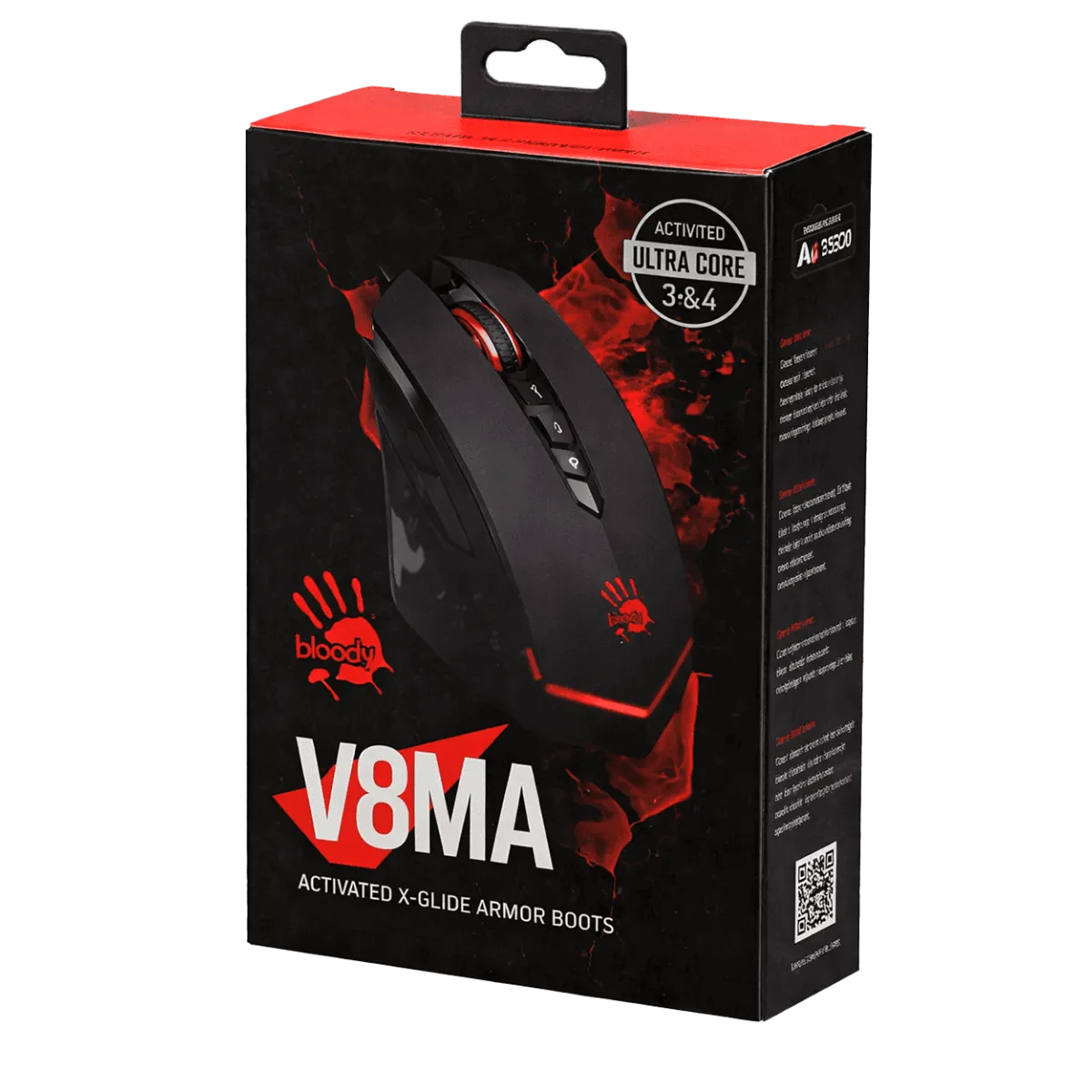 Мышь игровая проводная Bloody V8MA Gaming RGB / Black