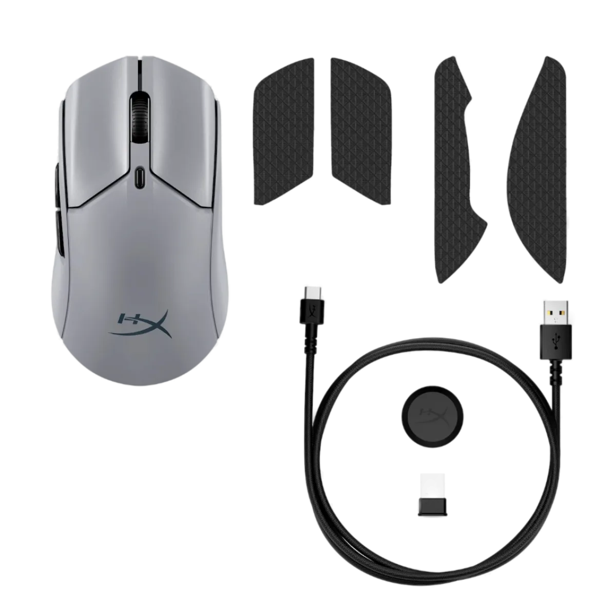 Мышь игровая беспроводная HyperX Pulsefire Haste 2 Pro 4K Wireless Gaming / Slate Grey