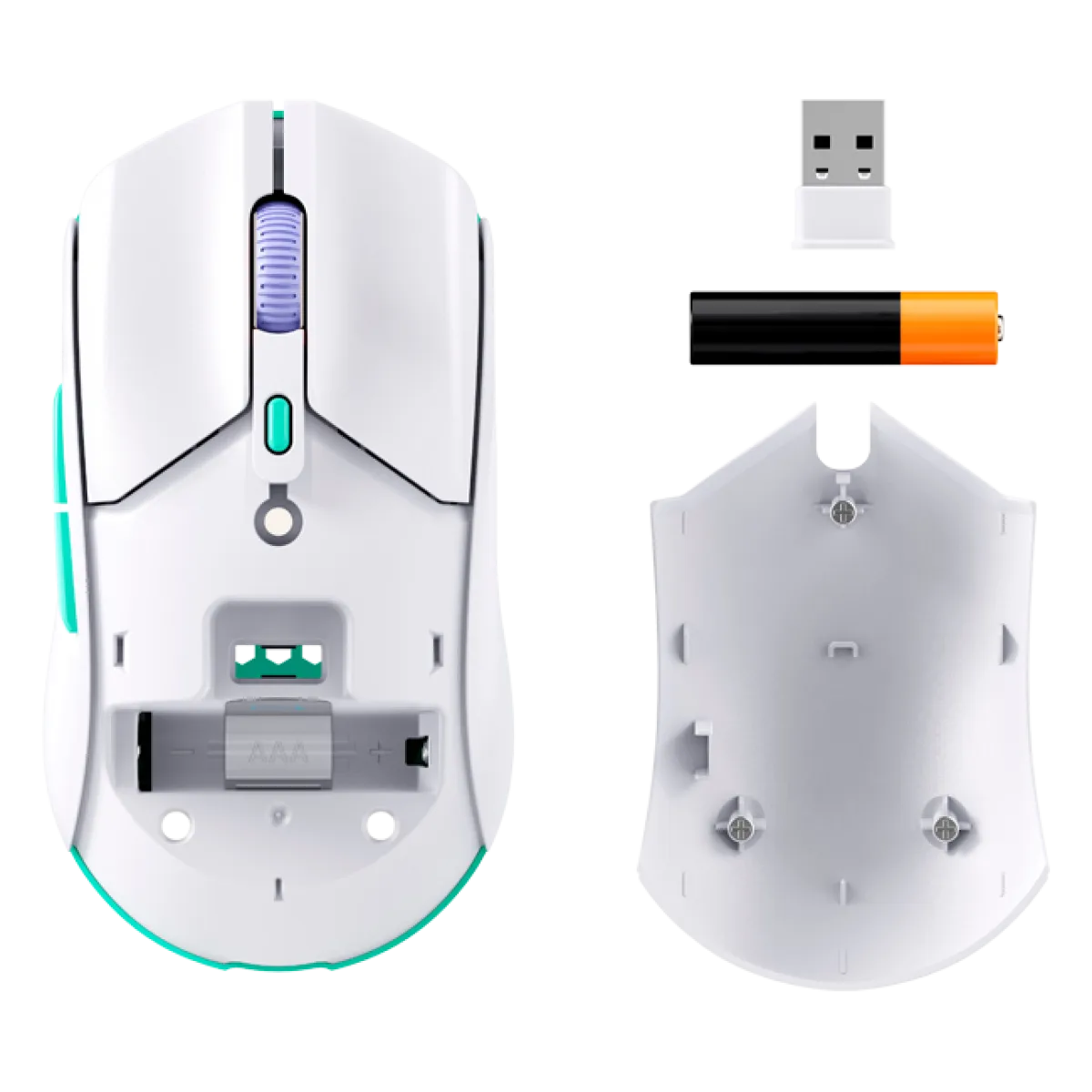 Мышь игровая беспроводная HyperX Pulsefire Haste 2 Core Wireless Gaming / White
