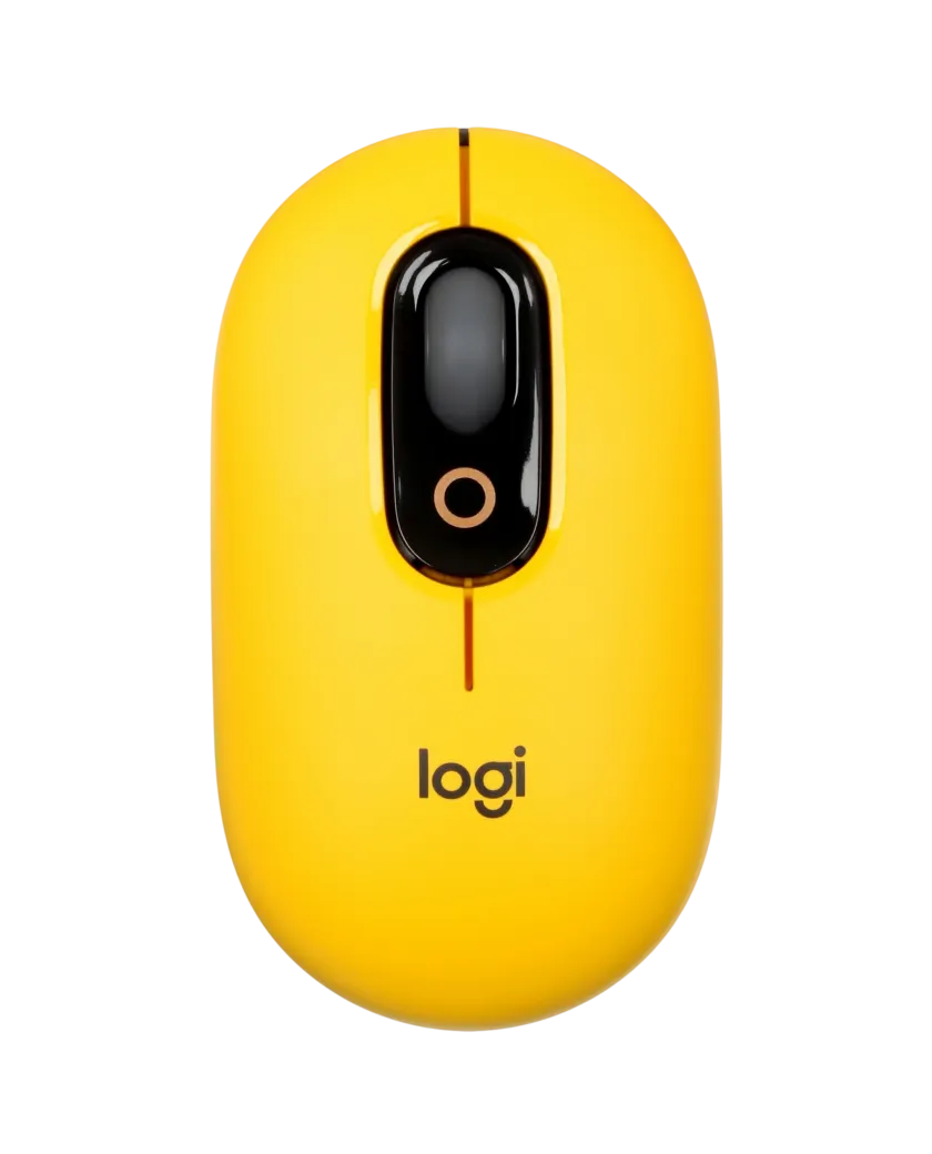 Мышь беспроводная Logitech POP Silent Wireless / Yellow