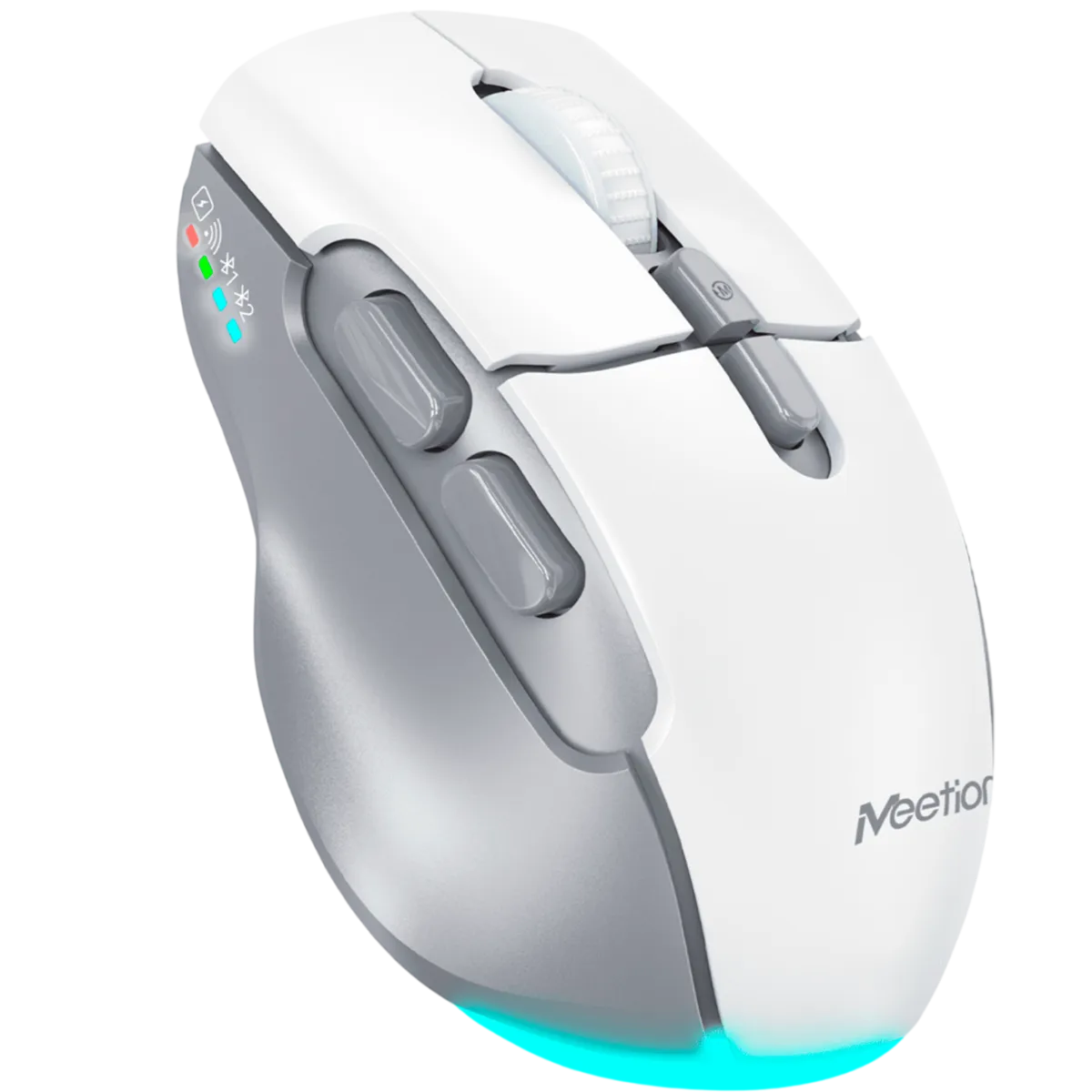 Мышь беспроводная Meetion BTM001 / White+Gray