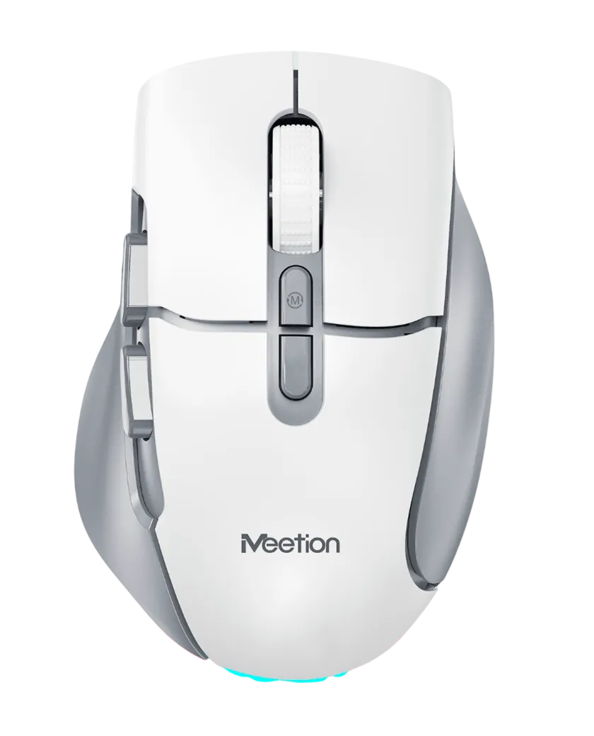 Мышь беспроводная Meetion BTM001 / White+Gray
