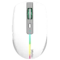 Мышь беспроводная Meetion BTM002 / White+Grey