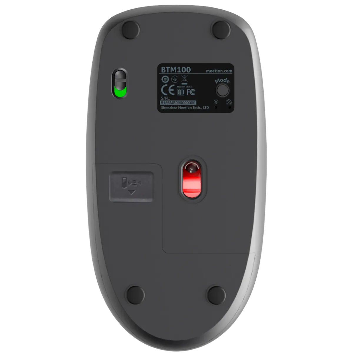 Мышь беспроводная Meetion BTM100 / Black