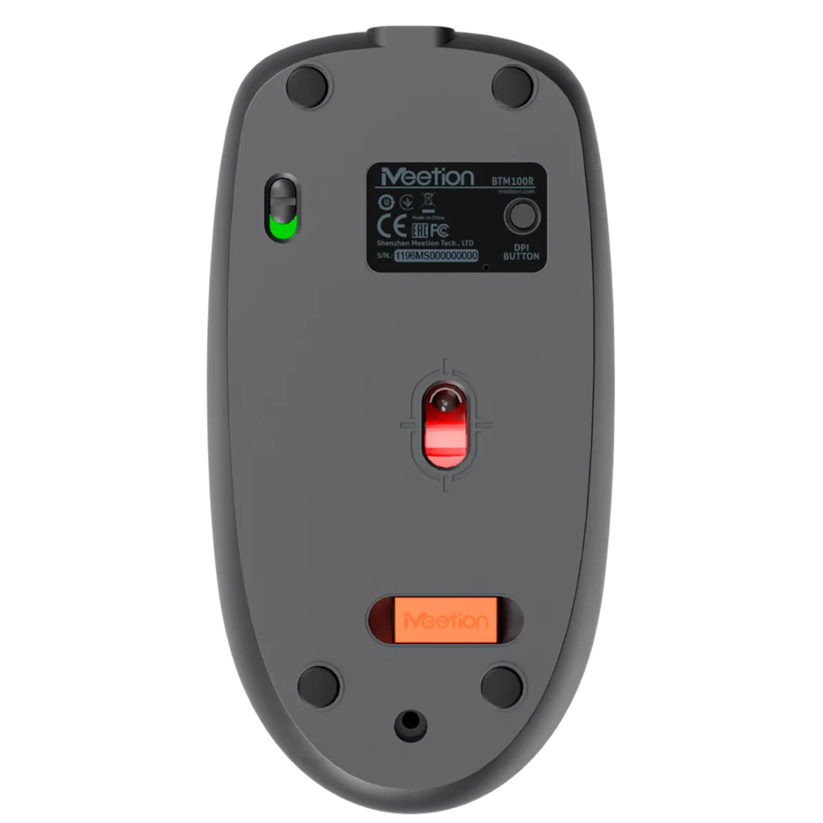 Мышь беспроводная Meetion BTM100R / Black 