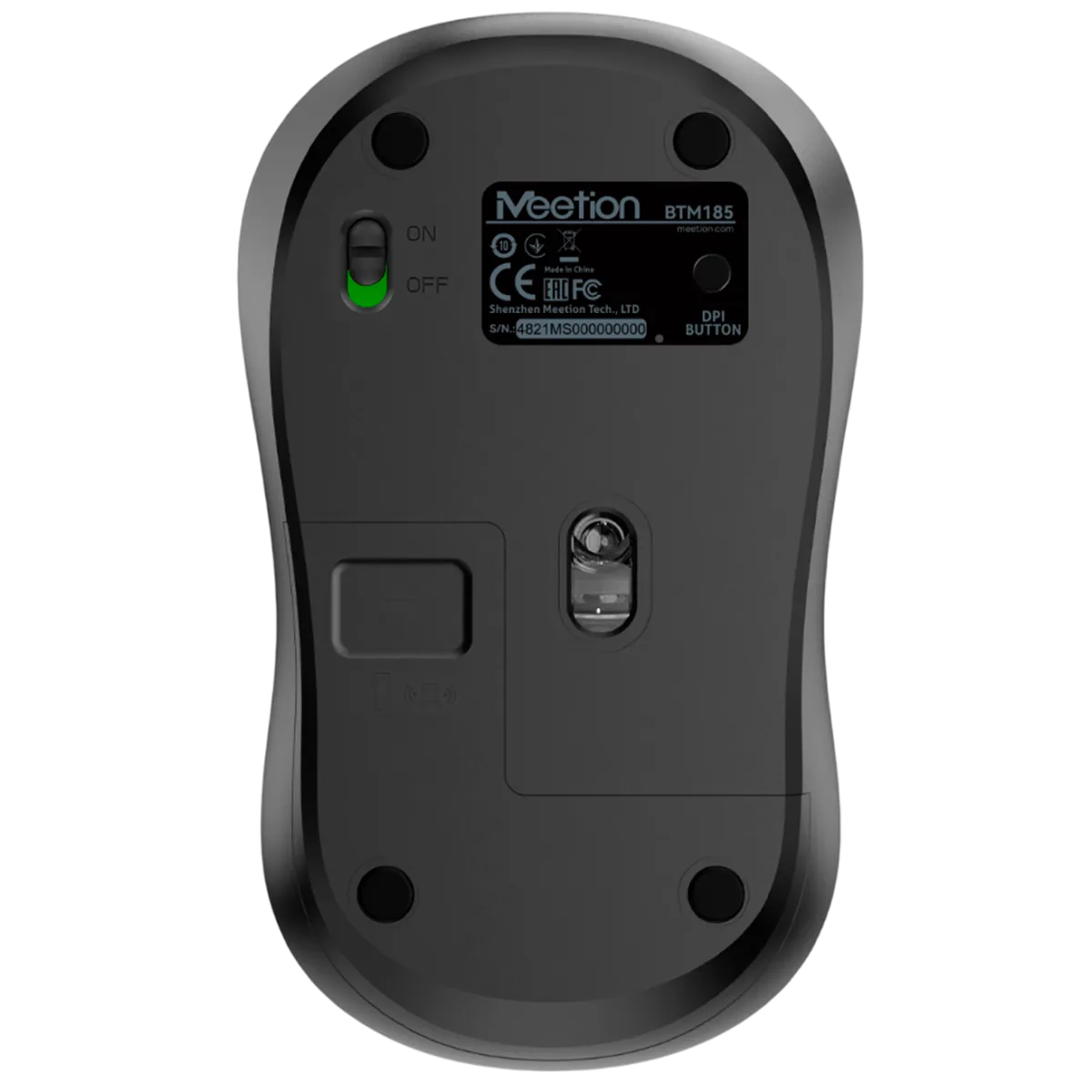 Мышь беспроводная Meetion BTM185 / Black 