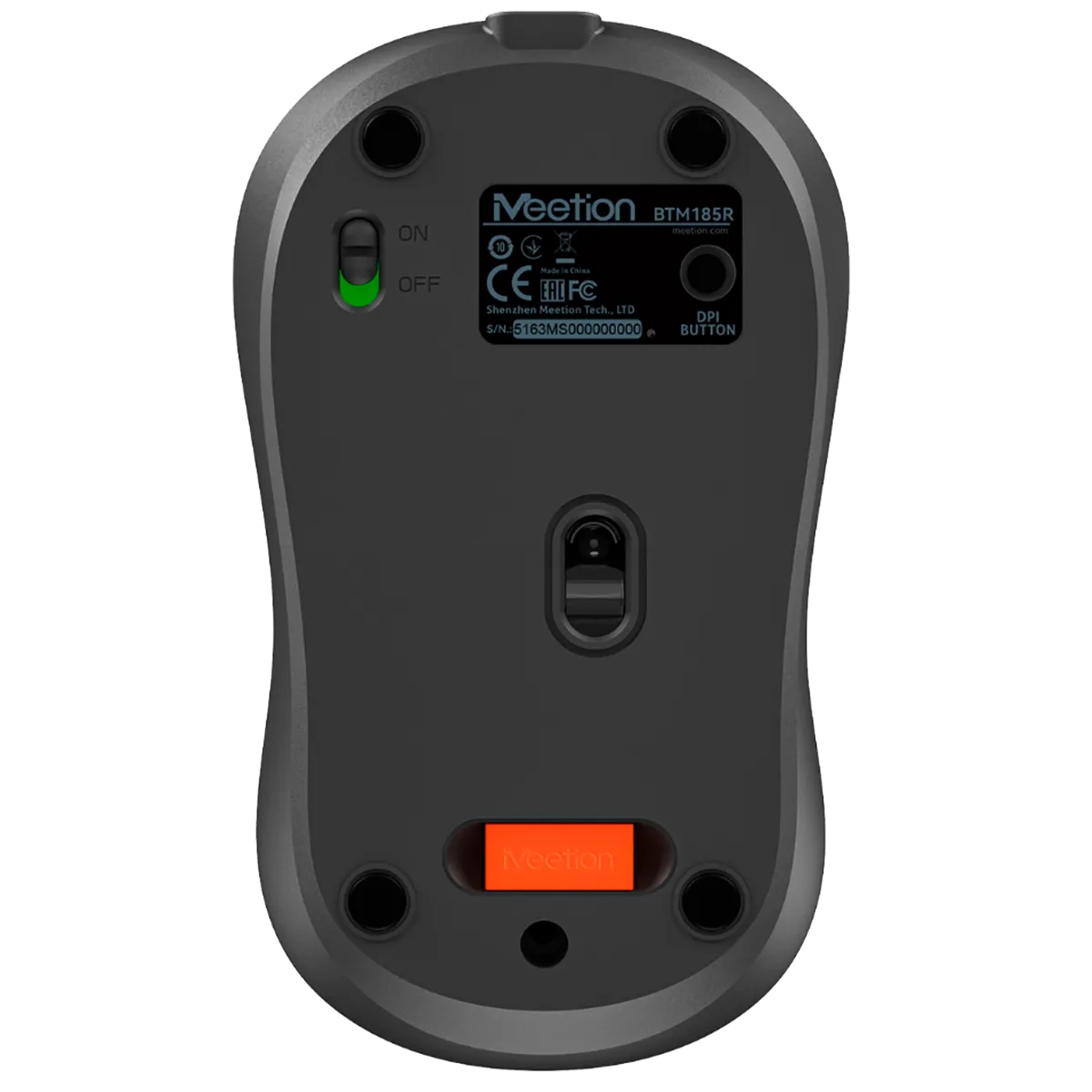 Мышь беспроводная Meetion BTM185R / Black 