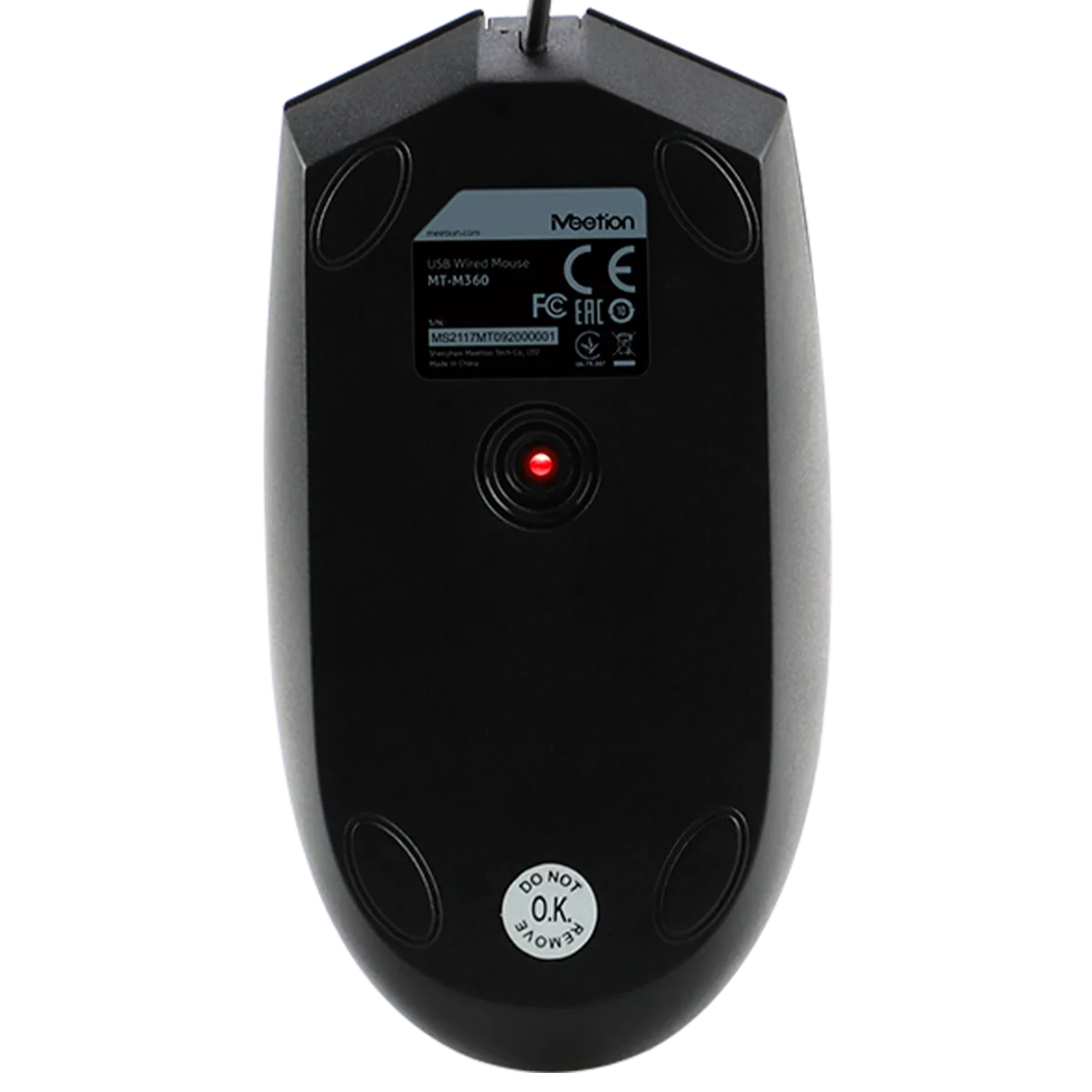 Мышь проводная Meetion M360 / Black