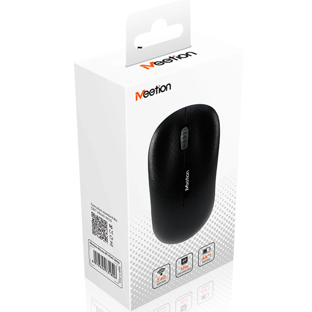 Мышь беспроводная Meetion R545 / White Grey