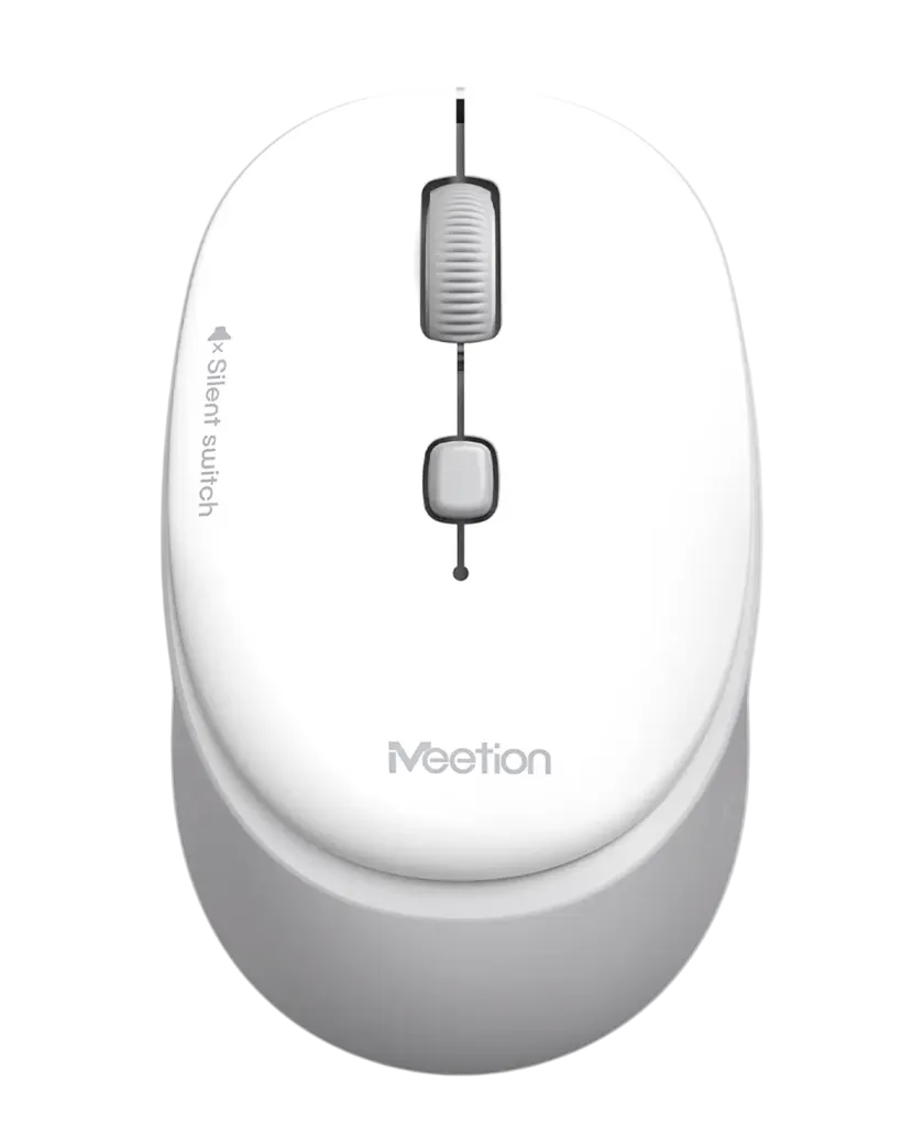 Мышь беспроводная Meetion R571 / White+Gray