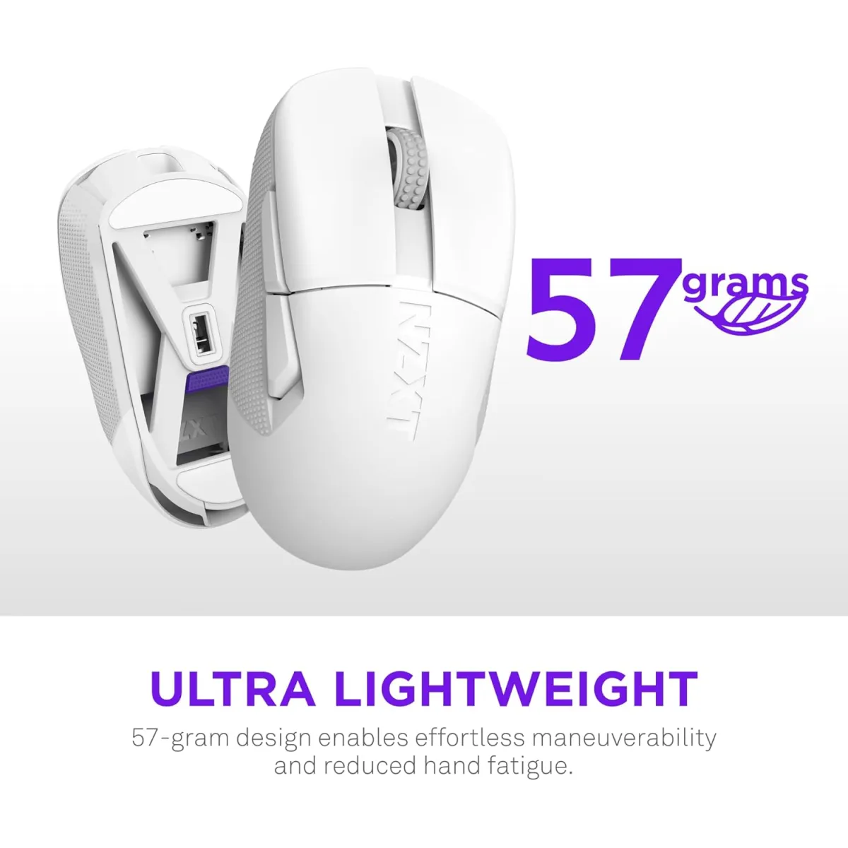 Мышь игровая беспроводная NZXT Lift Elite Wireless / White