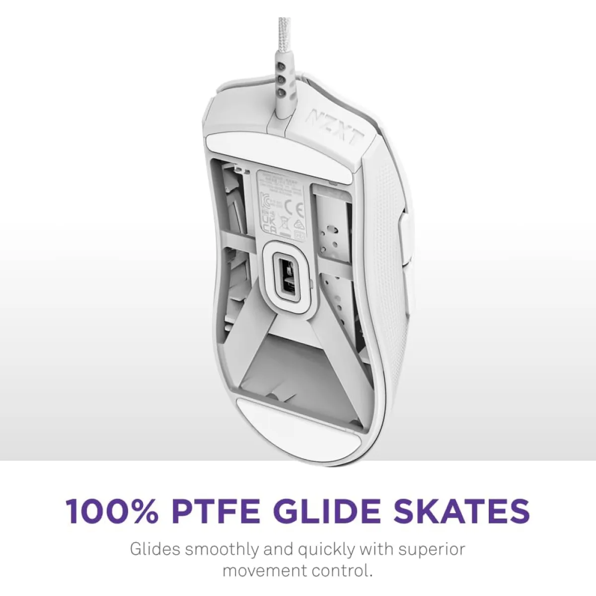 Мышь игрровая проводная NZXT Lift 2 Symm / White