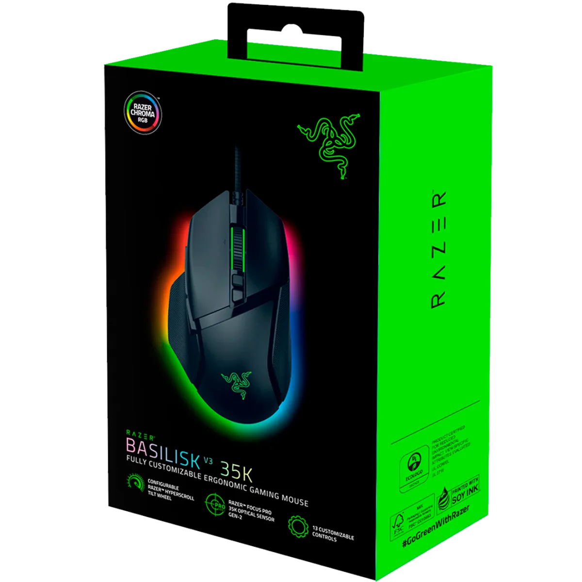 Мышь игровая проводная Razer Basilisk V3 35K Gamng RGB / Black