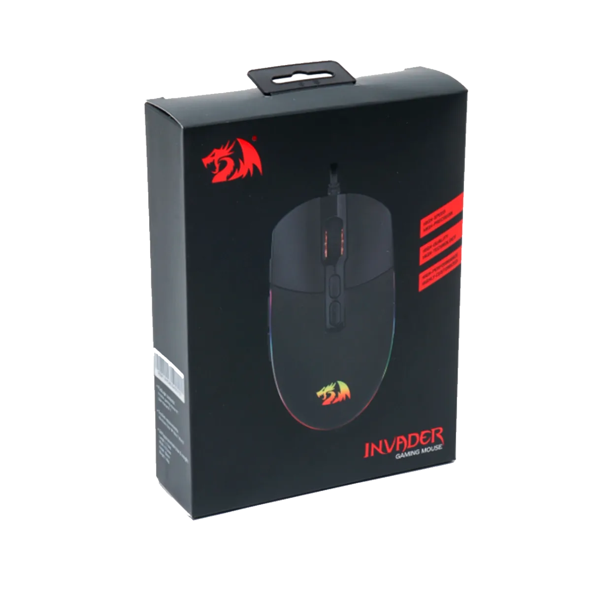Мышь игровая проводная Redragon Invader M719 Gaming / Black