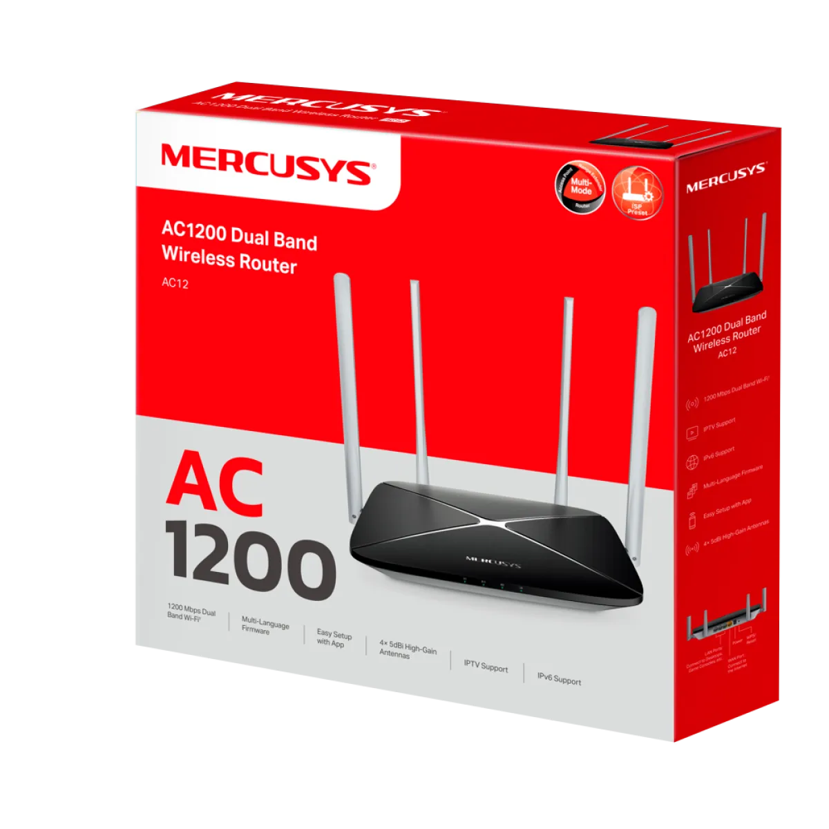 Mercusys AC12 AC1200 Dual-Band Wi-Fi Router