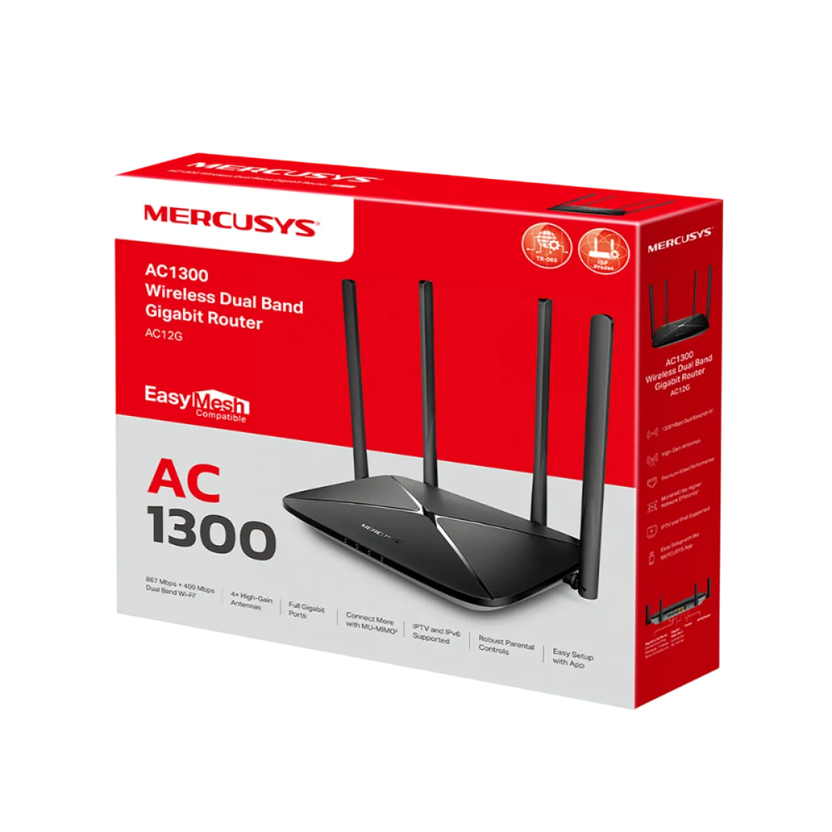 Mercusys AC12G AC1300 Dual-Band Wi-Fi Gigabit Router