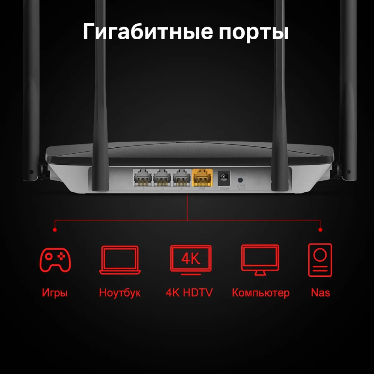 Mercusys AC12G AC1300 Dual-Band Wi-Fi Gigabit Router