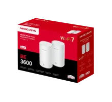 Mercusys Halo E27BE (2-pack) / BE3600 Система Mesh Wi-Fi 7 для всего дома 