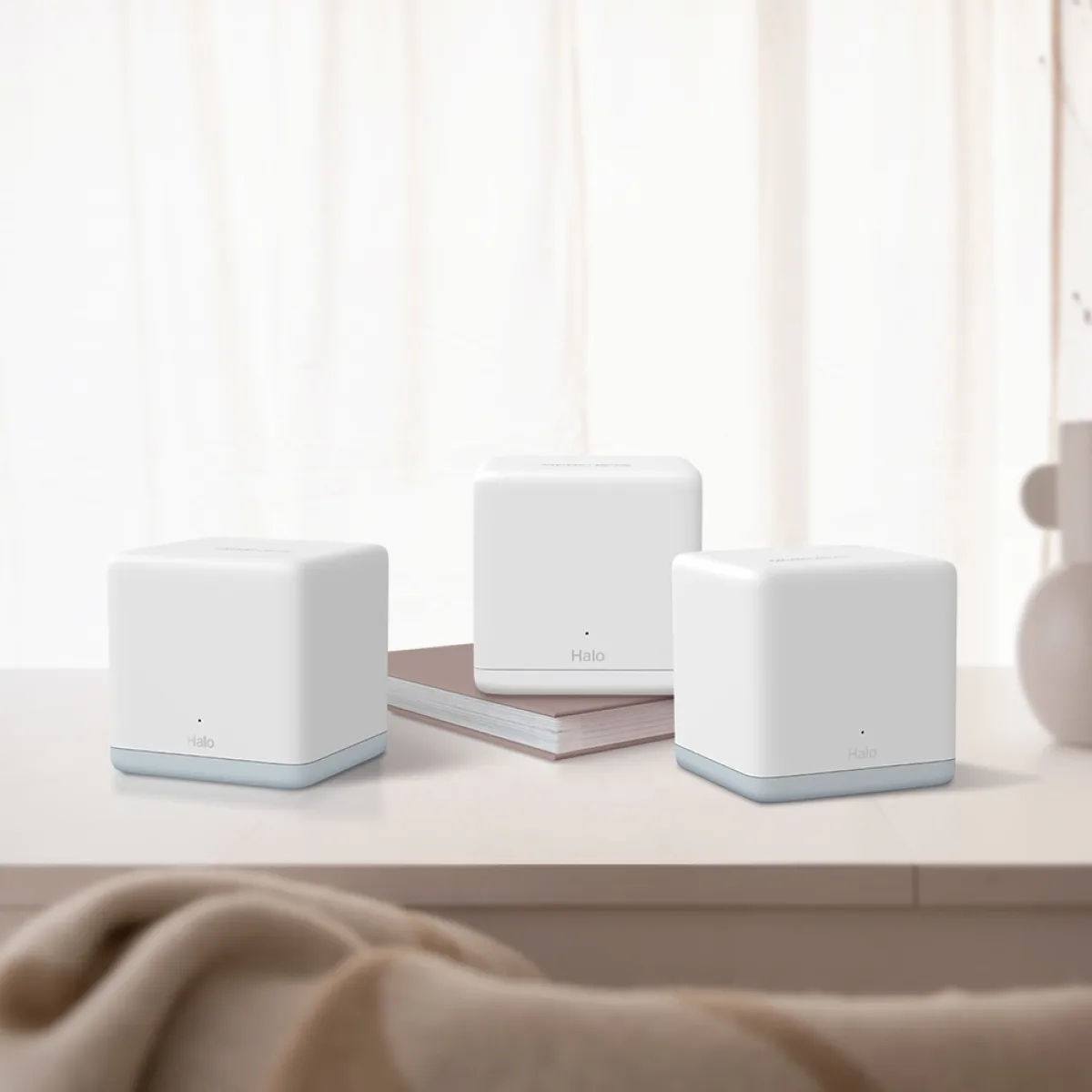 Mercusys Halo H32G (3-pack) AC1200 Whole Home Mesh Wi-Fi System 3-pack: 1× Halo H30G + 2× Halo H30