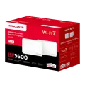 Mercusys Halo H3600BE (2-pack) / BE3600 Система Mesh Wi-Fi 7 для всего дома 