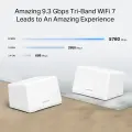 Mercusys Halo H47BE (2-pack) BE9300 Whole Home Mesh Wi-Fi 7 System