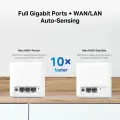 Mercusys Halo H60X (2-pack) AX1500 Whole Home Mesh Wi-Fi 6 System 2-pack: 1× Halo H60XR + 1× Halo H60XS