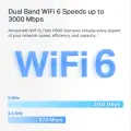 Mercusys Halo H80X (1-pack) AX3000 Система Mesh Wi-Fi 6