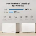 Mercusys Halo H85X (2-pack) / AX3000 Система Mesh WiFi 6 для всего дома