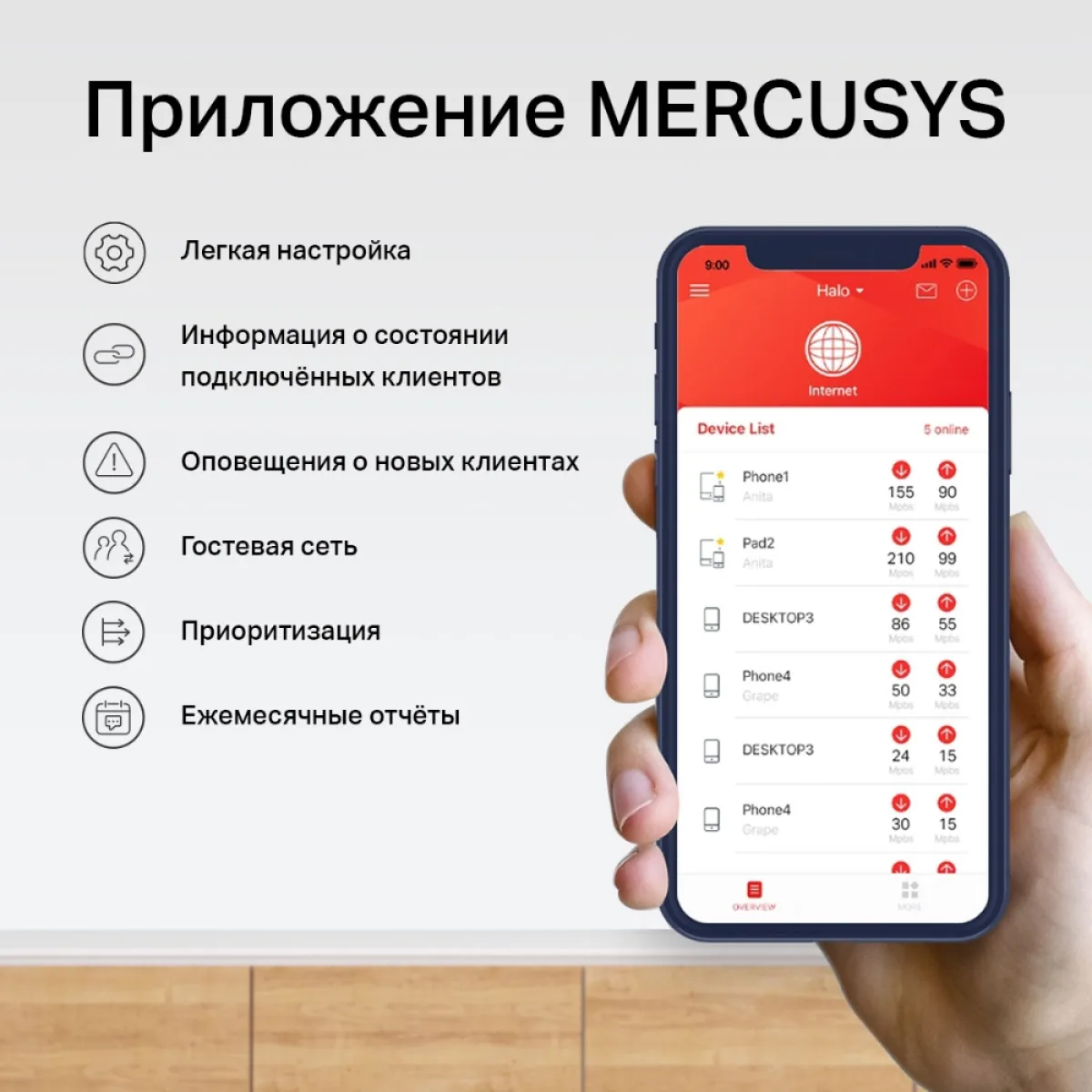 Mercusys Halo H90X (3-pack) AX6000 Whole Home Mesh Wi-Fi 6 System