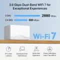 Mercusys Halo H25BE (2-pack) / BE3600 Система Mesh Wi-Fi 7 для всего дома