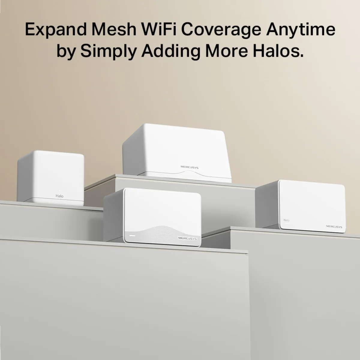 Mercusys Halo H25BE (2-pack) / BE3600 Система Mesh Wi-Fi 7 для всего дома