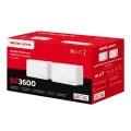 Mercusys Halo H25BE (2-pack) / BE3600 Система Mesh Wi-Fi 7 для всего дома