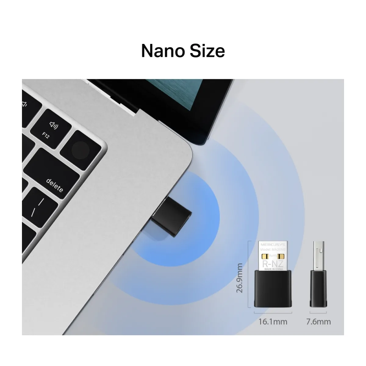 Mercusys MA20NB / AC650 USB-адаптер Wi-Fi и Bluetooth Nano