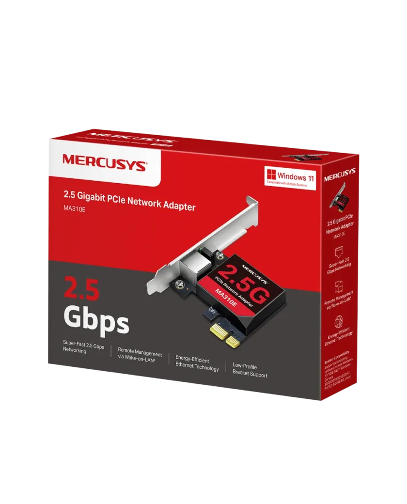 Mercusys MA310E / 2,5-гигабитный сетевой адаптер PCIe