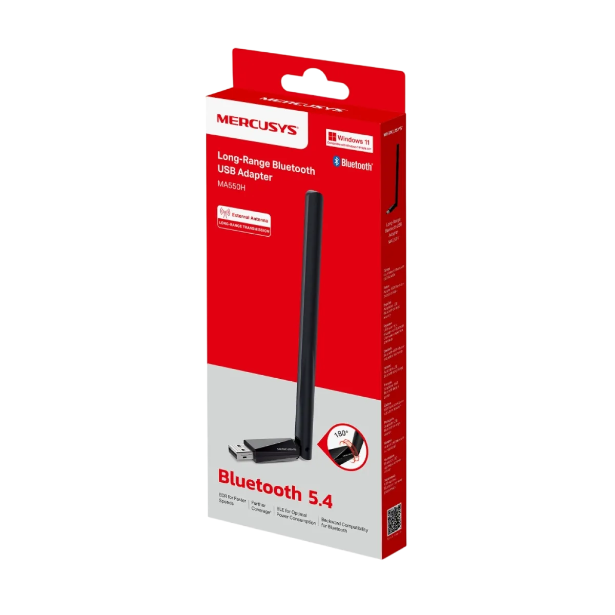 Mercusys MA550H / USB-адаптер Bluetooth дальнего действия