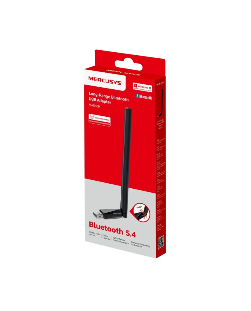 Mercusys MA550H / USB-адаптер Bluetooth дальнего действия