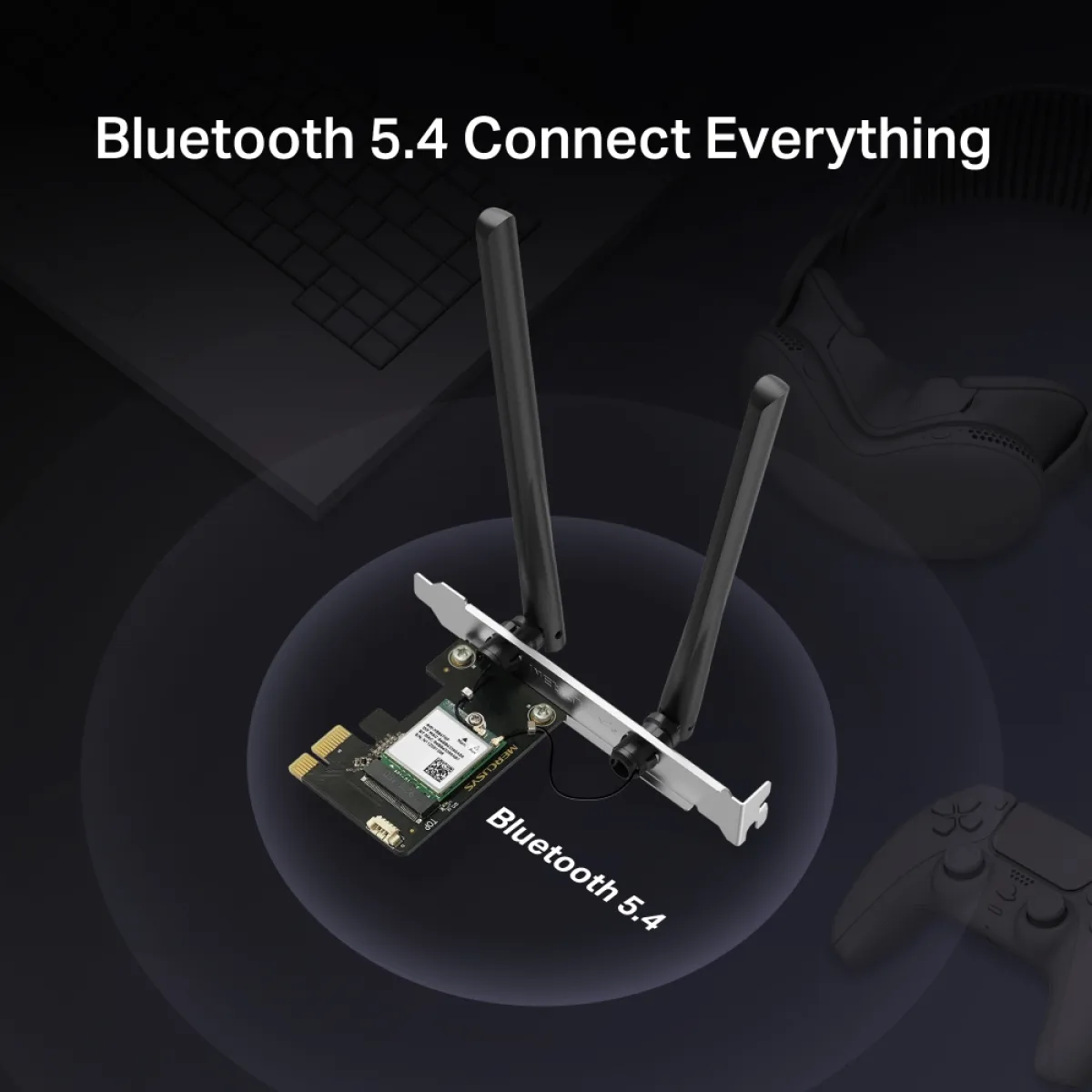 Mercusys MA70XE AX1800 Dual-Band Wi-Fi 6 Bluetooth PCI Express Adapter