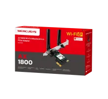 Mercusys MA70XE AX1800 Dual-Band Wi-Fi 6 Bluetooth PCI Express Adapter