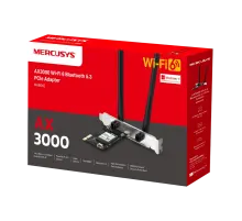 Mercusys MA80XE AX3000 Dual-Band Wi-Fi 6 Bluetooth PCI Express Adapter
